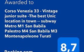 33 Vintage junior Suite - zone Della Spiga - San Babila - Duomo- Montenapoleone